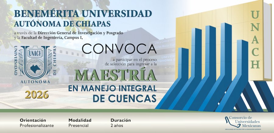 Convocatoria Maestría en Manejo Integral de Cuencas 2026