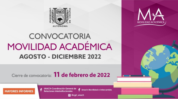 Convocatoria Movilidad Académica 2022