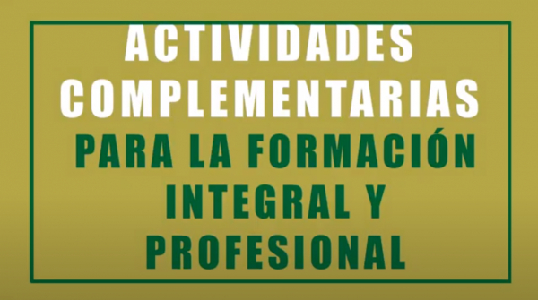 Promoción de Actividades Complementarias para la Formación Integral y Profesional