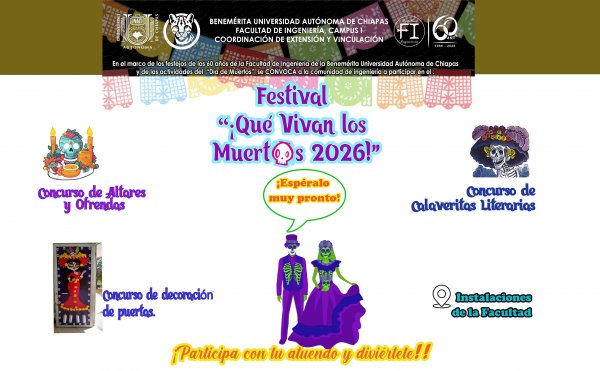Festival &iexcl;Qu&eacute; vivan los muertos 2026!